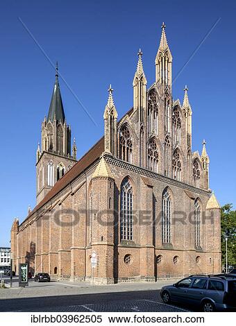"Main parish church of St. Mary, North German Brick Gothic, Neubrandenburg, Mecklenburg-Western Pomerania, Germany, Europe" View Large Photo Image Stock Photography - "Main parish church of St. Mary, North German Brick Gothic, Neubrandenburg, Mecklenburg-Western Pomerania, Germany, Europe". Fotosearch