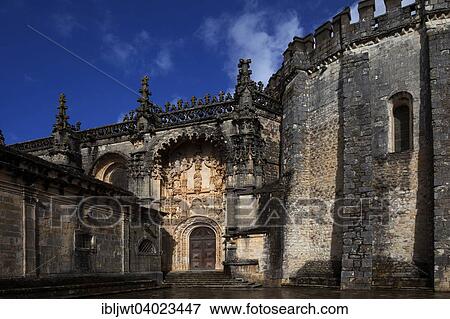 "Main portal, fortified monastery Convento de Cristo of the Templars, Unesco World Heritage Site, Tomar, Centro Region, Portugal, Europe" View Large Photo Image Stock Photo - "Main portal, fortified monastery Convento de Cristo of the Templars, Unesco World Heritage Site, Tomar, Centro Region, Portugal, Europe". Fotosearch