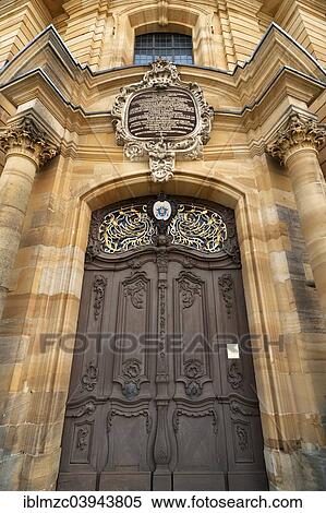 "Main portal of the Basilica of the Fourteen Holy Helpers also Basilika Vierzehnheiligen, built 1743-1772, by architect Balthasar Neumann, Bad Staffelstein, Upper Franconia, Bavaria, Germany, Europe" View Large Photo Image Stock Photography - "Main portal of the Basilica of the Fourteen Holy Helpers also Basilika Vierzehnheiligen, built 1743-1772, by architect Balthasar Neumann, Bad Staffelstein, Upper Franconia, Bavaria, Germany, Europe". Fotosearch