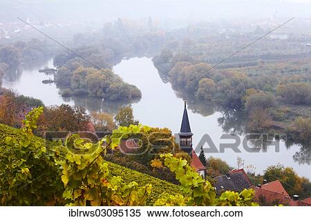 "Main River Loop at Volkach in autumn, Ortsteil Kohler, Volkach, Bavaria, Germany, Europe" View Large Photo Image Stock Photography - "Main River Loop at Volkach in autumn, Ortsteil Kohler, Volkach, Bavaria, Germany, Europe". Fotosearch