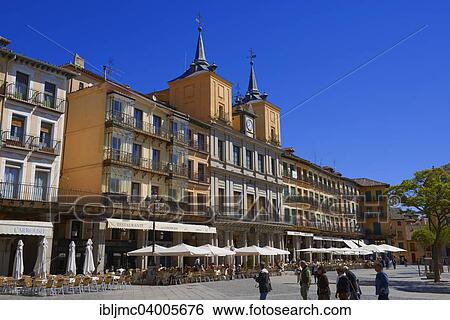 "Main Square, Town Hall, Segovia, Castilla-Leon, Spain, Europe" View Large Photo Image Stock Photograph - "Main Square, Town Hall, Segovia, Castilla-Leon, Spain, Europe". Fotosearch