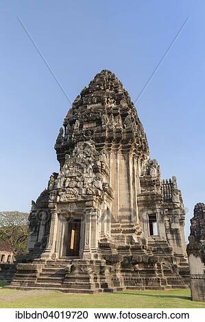 Stock Image - "Main tower, Prasat Hin Phimai temple, Geschichtspark Phimai, Thailand, Asia". Fotosearch