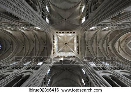 "Main vault of the Gothic Cathedral of Reims, France, Europe" View Large Photo Image Stock Photograph - "Main vault of the Gothic Cathedral of Reims, France, Europe". Fotosearch