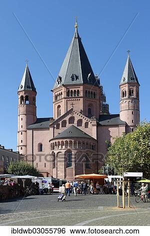 "Mainz Cathedral, east facade, Mainz, Rhineland-Palatinate, Germany, Europe" View Large Photo Image Stock Photograph - "Mainz Cathedral, east facade, Mainz, Rhineland-Palatinate, Germany, Europe". Fotosearch