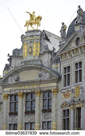 "Maison des Brasseurs, guild house, Grote Markt, Grand Place, UNESCO World Heritage Site, Brussels, Brussels Region, Belgium, Europe" View Large Photo Image Stock Photo - "Maison des Brasseurs, guild house, Grote Markt, Grand Place, UNESCO World Heritage Site, Brussels, Brussels Region, Belgium, Europe". Fotosearch