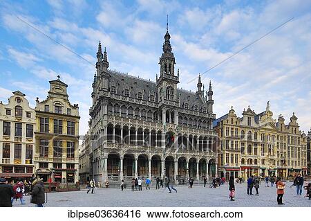 "Maison du Roi or Broodhuis on Grand Place or Grote Markt square, Brussels, Brussels Region, Belgium, Europe" View Large Photo Image Stock Photograph - "Maison du Roi or Broodhuis on Grand Place or Grote Markt square, Brussels, Brussels Region, Belgium, Europe". Fotosearch