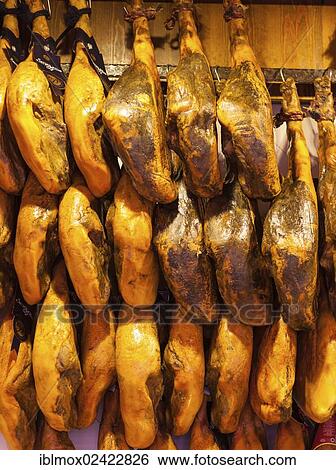 Majorcan ham on a market stall in the market, Old Town, Palma de Majorca, Majorca, Balearic Islands, Spain, Europe View Large Photo Image Stock Photograph - Majorcan ham on a market stall in the market, Old Town, Palma de Majorca, Majorca, Balearic Islands, Spain, Europe. Fotosearch