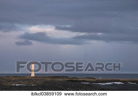 "Malarrif Lighthouse, Snaefellsnes, Iceland, Europe" View Large Photo Image Stock Photo - "Malarrif Lighthouse, Snaefellsnes, Iceland, Europe". Fotosearch