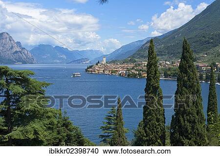 "Malcesine on Lake Garda, Italy, Europe" View Large Photo Image Stock Image - "Malcesine on Lake Garda, Italy, Europe". Fotosearch