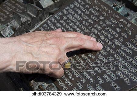"Male fingers reading braille, miniature model of Hamelin, Hamelin, Lower Saxony, Germany, Europe" View Large Photo Image Stock Photo - "Male fingers reading braille, miniature model of Hamelin, Hamelin, Lower Saxony, Germany, Europe". Fotosearch