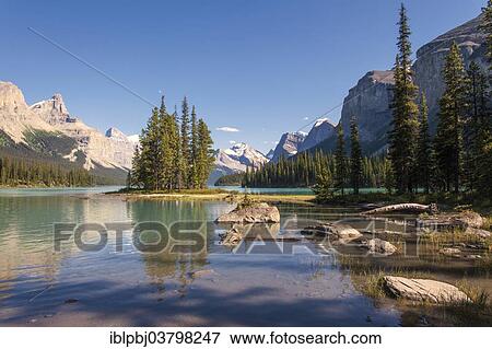 "Maligne Lake, Jasper National Park, Canada, North America" View Large Photo Image Stock Photo - "Maligne Lake, Jasper National Park, Canada, North America". Fotosearch