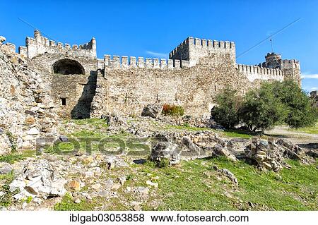 Stock Photo - "Mamure Castle, Anamur, Anatolia, Turkey, Asia". Fotosearch