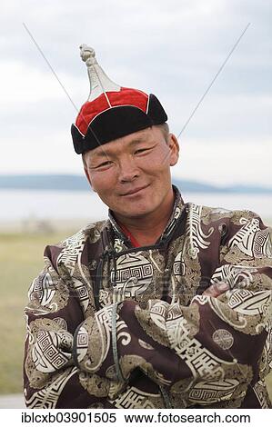 "Man, 28 years, dressed in the traditional costume of the Darkhad nomads, on Khuvsgul Lake, Khovsgol Aimag, Mongolia, Asia" View Large Photo Image Stock Photography - "Man, 28 years, dressed in the traditional costume of the Darkhad nomads, on Khuvsgul Lake, Khovsgol Aimag, Mongolia, Asia". Fotosearch