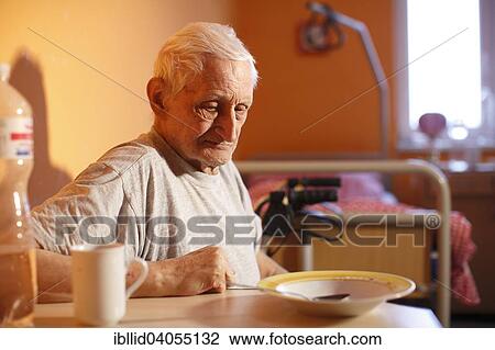 "Man, 78 years, in a nursing home" View Large Photo Image Stock Image - "Man, 78 years, in a nursing home". Fotosearch
