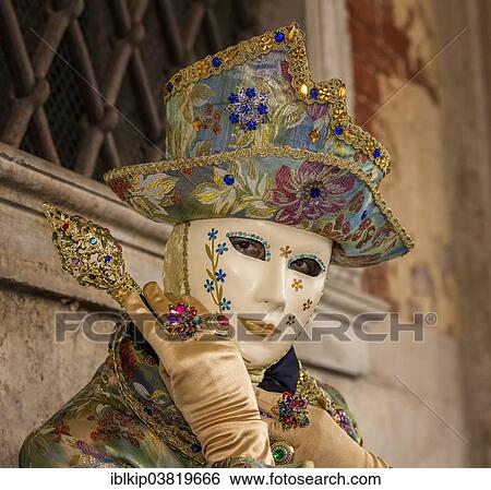 "Man dressed up for the Carnival in Venice, Italy, Europe" View Large Photo Image Stock Photograph - "Man dressed up for the Carnival in Venice, Italy, Europe". Fotosearch