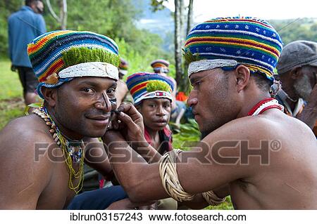 "Man is made up of the traditional Sing Sing gathering in the highlands, Paya, Papua New Guinea, Oceania" View Large Photo Image Stock Image - "Man is made up of the traditional Sing Sing gathering in the highlands, Paya, Papua New Guinea, Oceania". Fotosearch