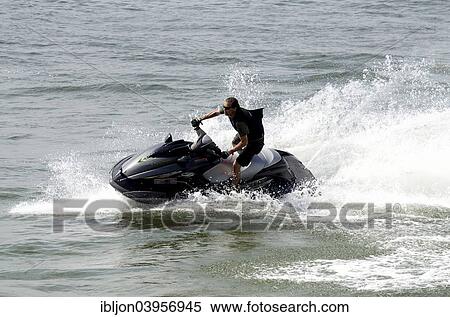 "Man on a water scooter, Ystad, Sweden, Europe" View Large Photo Image Stock Photography - "Man on a water scooter, Ystad, Sweden, Europe". Fotosearch