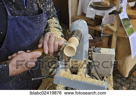 Man using a wood lathe at the Kirchweihmarkt market, Eichstaett, Bavaria, Germany, Europe, PublicGround, Europe View Large Photo Image Stock Photograph - Man using a wood lathe at the Kirchweihmarkt market, Eichstaett, Bavaria, Germany, Europe, PublicGround, Europe. Fotosearch