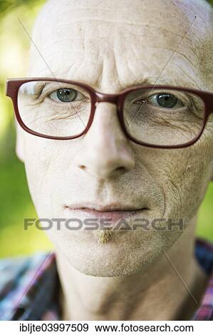 "Man wearing glasses, 50 years, portrait, Germany, Europe" View Large Photo Image Stock Photo - "Man wearing glasses, 50 years, portrait, Germany, Europe". Fotosearch