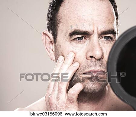 "Man with markings for plastic surgery on his face, Mannheim, Baden-Wurttemberg, Germany, Europe" View Large Photo Image Stock Photograph - "Man with markings for plastic surgery on his face, Mannheim, Baden-Wurttemberg, Germany, Europe". Fotosearch