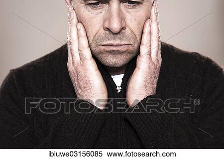 "Man with markings for plastic surgery under his eye, sad expression, Mannheim, Baden-Wurttemberg, Germany, Europe" View Large Photo Image Stock Photography - "Man with markings for plastic surgery under his eye, sad expression, Mannheim, Baden-Wurttemberg, Germany, Europe". Fotosearch