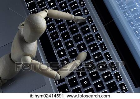 Mannequin at the keyboard, symbolic image for human beings and computers View Large Photo Image Stock Image - Mannequin at the keyboard, symbolic image for human beings and computers. Fotosearch