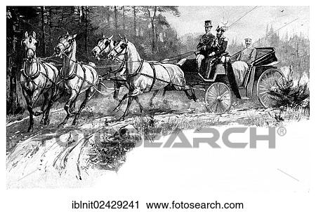 "Manoeuvre carriage of the German Emperor, Modern Art in Master Woodcuts, yearbook from 1900" View Large Photo Image Stock Image - "Manoeuvre carriage of the German Emperor, Modern Art in Master Woodcuts, yearbook from 1900". Fotosearch