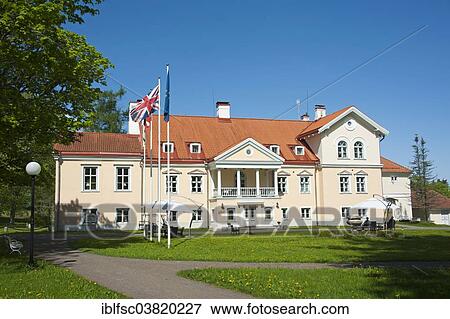 Stock Photo - "Manor, Vihula Laane-Viru, Estonia, Baltic States, Europe". Fotosearch