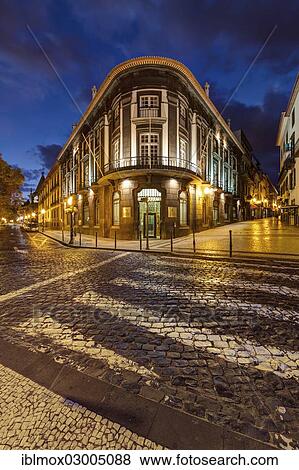 "Mansion on Av Arriaga street in the historic district, Santa Luzia, Funchal, Madeira, Portugal, Europe" View Large Photo Image Stock Photo - "Mansion on Av Arriaga street in the historic district, Santa Luzia, Funchal, Madeira, Portugal, Europe". Fotosearch
