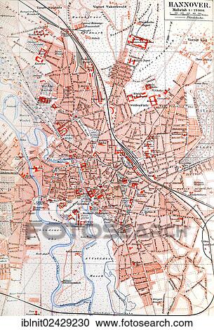 "Map of Hannover, illustration from Meyers Konversationslexikon, a German encyclopedia, 1897" View Large Photo Image Stock Image - "Map of Hannover, illustration from Meyers Konversationslexikon, a German encyclopedia, 1897". Fotosearch
