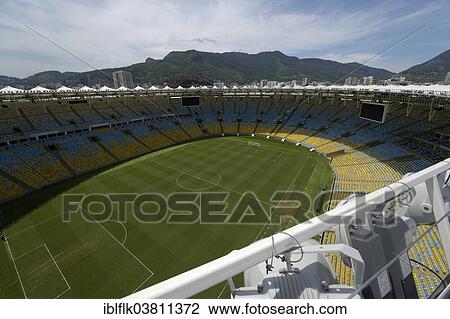 "Maracana Stadium, football stadium, view from the roof of the stadium, venue of the 2014 FIFA World Cup, Rio de Janeiro, Brazil, South America" View Large Photo Image Stock Image - "Maracana Stadium, football stadium, view from the roof of the stadium, venue of the 2014 FIFA World Cup, Rio de Janeiro, Brazil, South America". Fotosearch