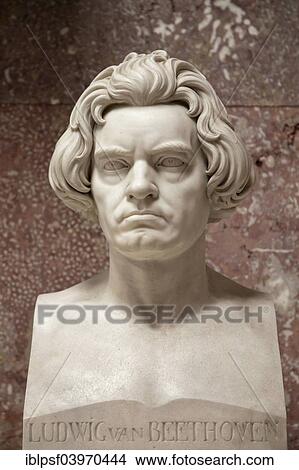 "Marble bust of Ludwig van Beethoven in Walhalla memorial, in Donaustauf, Bavaria, Germany, Europe" View Large Photo Image Picture - "Marble bust of Ludwig van Beethoven in Walhalla memorial, in Donaustauf, Bavaria, Germany, Europe". Fotosearch