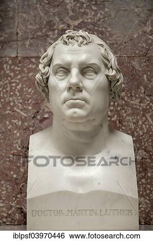 "Marble bust of Martin Luther in the Walhalla memorial, in Donaustauf, Bavaria, Germany, Europe" View Large Photo Image Stock Photograph - "Marble bust of Martin Luther in the Walhalla memorial, in Donaustauf, Bavaria, Germany, Europe". Fotosearch