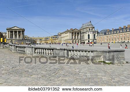 "Marble courtyard with Cour Royale court and Cour des Ministres court, north side, Chateau de Versailles, UNESCO World Heritage Site, Departement Yvelines, Region Ile-de-France, France, Europe" View Large Photo Image Stock Image - "Marble courtyard with Cour Royale court and Cour des Ministres court, north side, Chateau de Versailles, UNESCO World Heritage Site, Departement Yvelines, Region Ile-de-France, France, Europe". Fotosearch