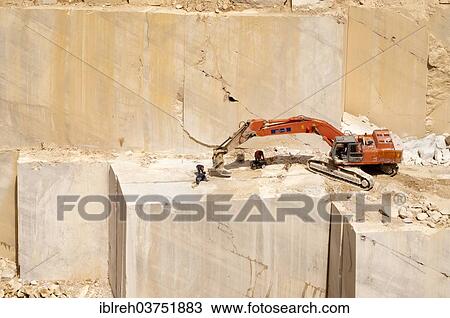 Stock Image - "Marble quarry, Orosei, Sardinia, Italy, Europe". Fotosearch
