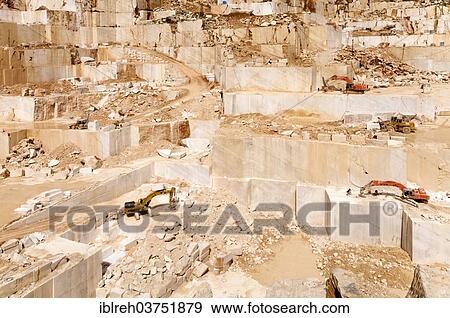 Stock Photo - "Marble quarry, Orosei, Sardinia, Italy, Europe". Fotosearch