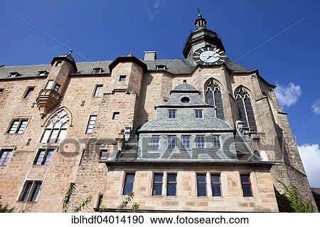 "Marburger Schloss castle, Marburg, Hesse, Germany, Europe" View Large Photo Image Stock Image - "Marburger Schloss castle, Marburg, Hesse, Germany, Europe". Fotosearch