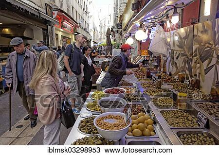Stock Image - "Marche des Capucins market in the district of Noailles, historic center, Marseille, Departement Bouches-du-Rhone, Region Provence-Alpes-Cote dâ€™Azur dâ€™Azur, France, Europe". Fotosearch