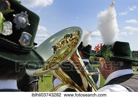 "Marching band, Leonhardiritt procession, Harmating, Egling, Upper Bavaria, Bavaria, Germany, Europe" View Large Photo Image Stock Image - "Marching band, Leonhardiritt procession, Harmating, Egling, Upper Bavaria, Bavaria, Germany, Europe". Fotosearch