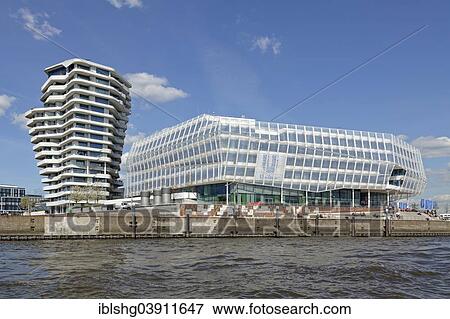 Marco Polo Tower And Unilever Haus Hafencity Hamburg Germany