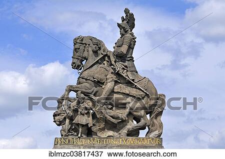 "Margrave Fountain, 1699-1705, equestrian sculpture of Margrave Christian Ernst, von Elias Rantz, in front of the New Palace, Bayreuth, Bavaria, Germany, Europe" View Large Photo Image Stock Photo - "Margrave Fountain, 1699-1705, equestrian sculpture of Margrave Christian Ernst, von Elias Rantz, in front of the New Palace, Bayreuth, Bavaria, Germany, Europe". Fotosearch