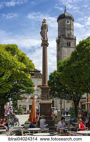"Marian column, Parish Church of the Assumption, Marienplatz, Weilheim, Upper Bavaria, Bavaria, Germany, Europe" View Large Photo Image Picture - "Marian column, Parish Church of the Assumption, Marienplatz, Weilheim, Upper Bavaria, Bavaria, Germany, Europe". Fotosearch