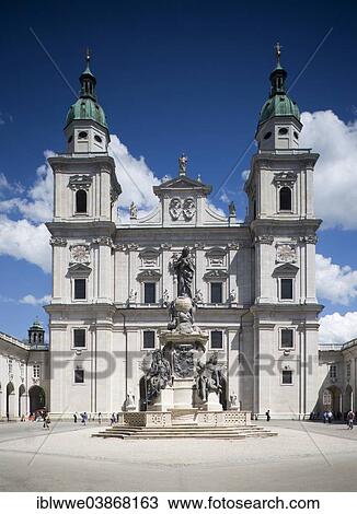 "Marian column, Salzburg Cathedral, cathedral square, historic centre, Salzburg, Austria, Europe" View Large Photo Image Stock Image - "Marian column, Salzburg Cathedral, cathedral square, historic centre, Salzburg, Austria, Europe". Fotosearch