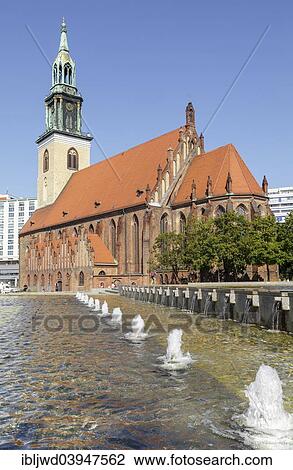 Stock Image - "Marienkirche or St. Mary's Church, Berlin, Germany, Europe". Fotosearch