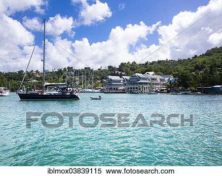 "Marigot Bay, Castries region, St. Lucia island, Lesser Antilles, Windward Islands, St. Lucia" View Large Photo Image Stock Photography - "Marigot Bay, Castries region, St. Lucia island, Lesser Antilles, Windward Islands, St. Lucia". Fotosearch