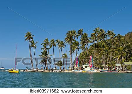 "Marigot Bay, Castries, Saint Lucia, Caribbean, North America" View Large Photo Image Stock Image - "Marigot Bay, Castries, Saint Lucia, Caribbean, North America". Fotosearch