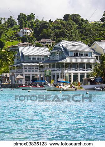 "Marina and shops in Marigot Bay, Castries region, St. Lucia island, Lesser Antilles, Windward Islands, St. Lucia" View Large Photo Image Stock Image - "Marina and shops in Marigot Bay, Castries region, St. Lucia island, Lesser Antilles, Windward Islands, St. Lucia". Fotosearch
