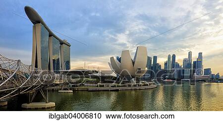 "Marina Bay at sunset, Singapore, Asia" View Large Photo Image Stock Image - "Marina Bay at sunset, Singapore, Asia". Fotosearch