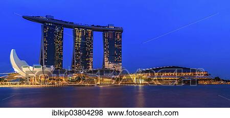 "Marina Bay Sands resort at night, Marina Bay, Singapore, Asia" View Large Photo Image Stock Photo - "Marina Bay Sands resort at night, Marina Bay, Singapore, Asia". Fotosearch