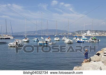 Picture - "Marina, Cannes, French Riviera, Provence-Alpes-Cote d'Azur, France, Europe". Fotosearch